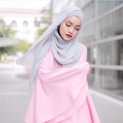 Hijab en mousseline de soie ultra doux – confortable et élégant