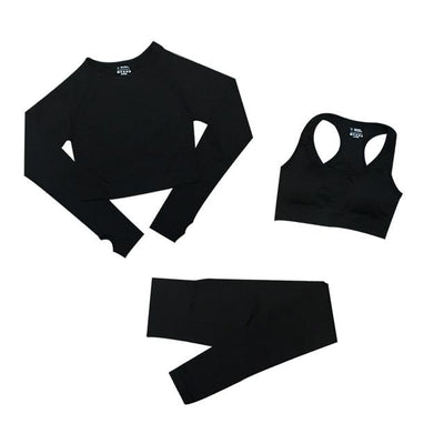 Faye Fitness Set 3-pieces - Ensemble de sport assorti