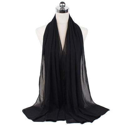 Hijab en mousseline de soie ultra doux – confortable et élégant