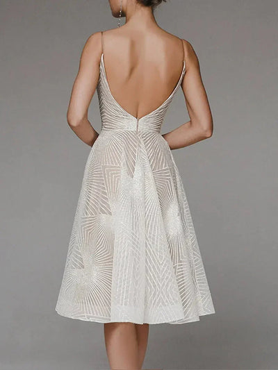 Lucienne | Robe D'été Brodée Sans Manches pour Femmes