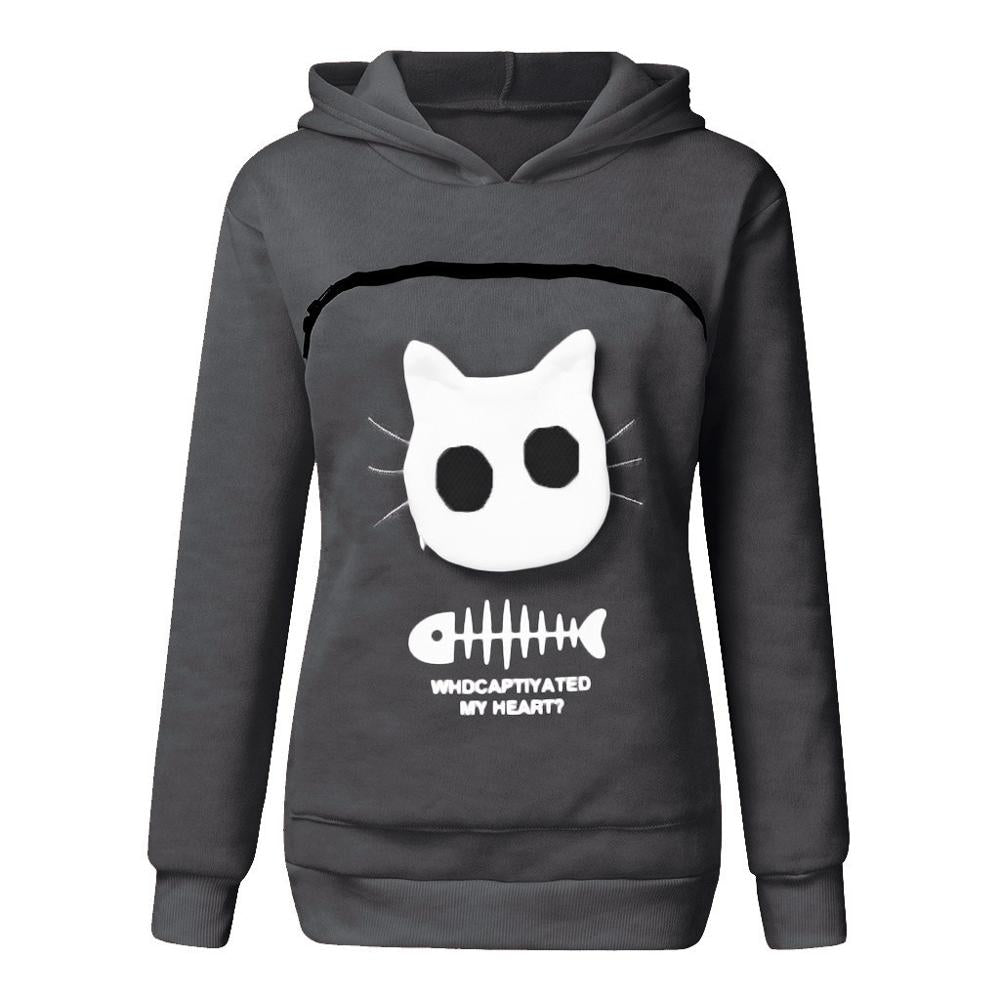 Sweat à poche câlin pour chats - Confort et chaleur