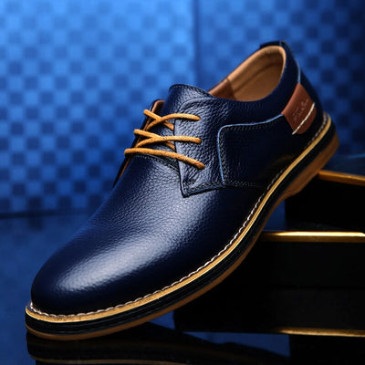 Saint - Chaussures Oxford en cuir de haute qualité pour hommes, coloris variés