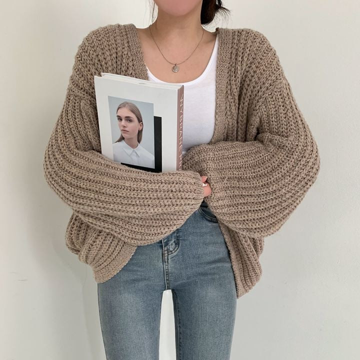 Cardigan en maille Yara - Cardigan confortable et chaud pour l'automne/hiver