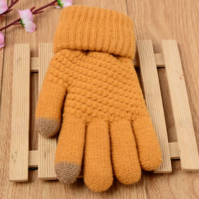 Mila - Gants tricotés avec style et fonctionnalité