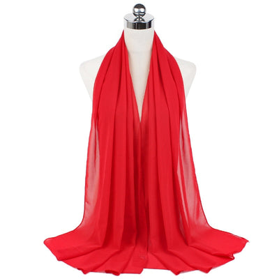 Hijab en mousseline de soie ultra doux – confortable et élégant