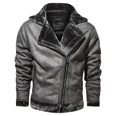 Veste Cuir Homme Intemporelle Coupe Ajustée en Cuir Véritable