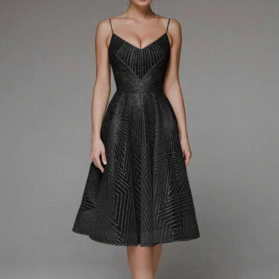 Lucienne | Robe D'été Brodée Sans Manches pour Femmes