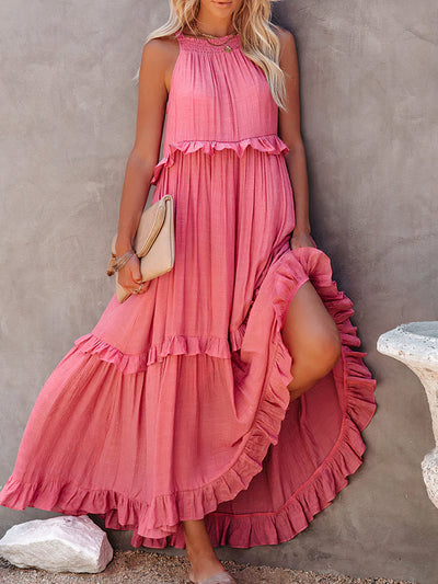 Felicitas | Nouvelle robe maxi à volants femme