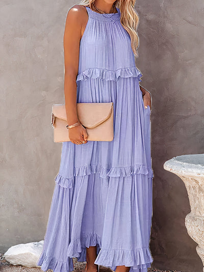 Felicitas | Nouvelle robe maxi à volants femme