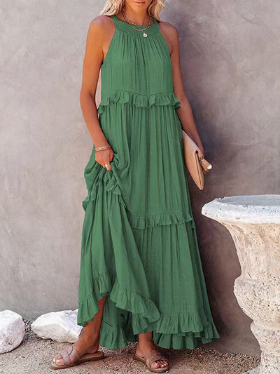 Felicitas | Nouvelle robe maxi à volants femme