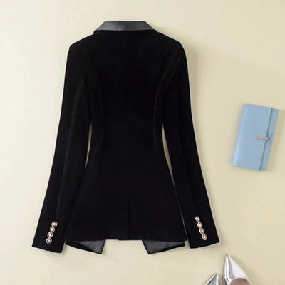 Shimaa | Blazer en velours élégant pour femmes