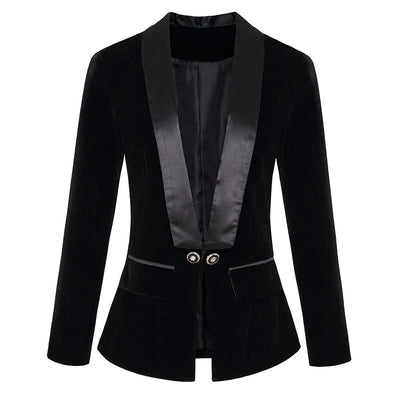 Shimaa | Blazer en velours élégant pour femmes
