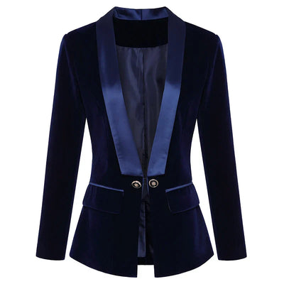 Shimaa | Blazer en velours élégant pour femmes