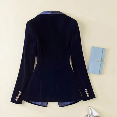 Shimaa | Blazer en velours élégant pour femmes