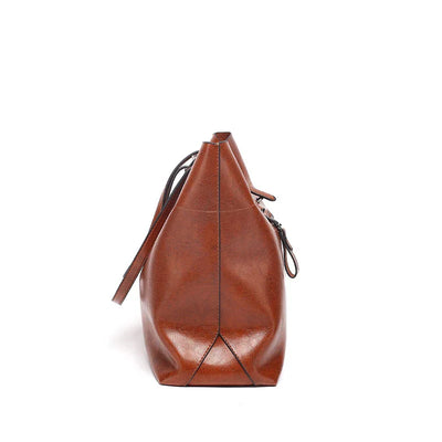 Elisha - Sac à Main de Cours en Cuir Lisse