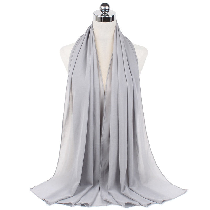 Hijab en mousseline de soie ultra doux – confortable et élégant