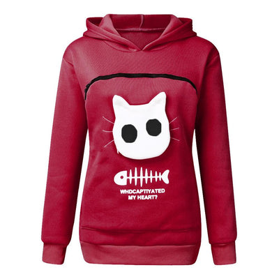 Sweat à poche câlin pour chats - Confort et chaleur