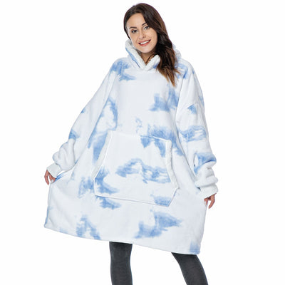 Ella - Sweat à capuche et couverture | Merveilleuse combinaison d'un sweat à capuche doux et d'une couverture confortable en un !