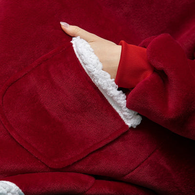 Ella - Sweat à capuche et couverture | Merveilleuse combinaison d'un sweat à capuche doux et d'une couverture confortable en un !