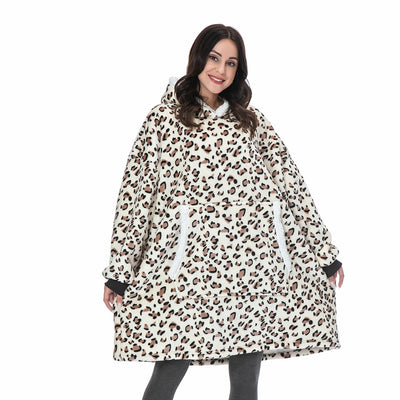Ella - Sweat à capuche et couverture | Merveilleuse combinaison d'un sweat à capuche doux et d'une couverture confortable en un !