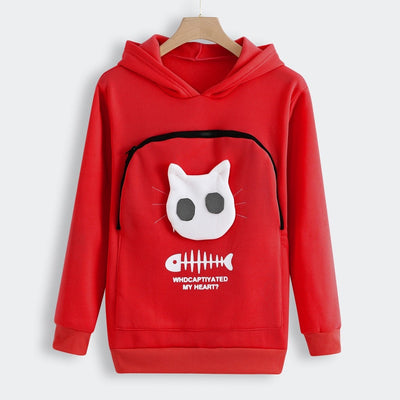 Sweat à poche câlin pour chats - Confort et chaleur