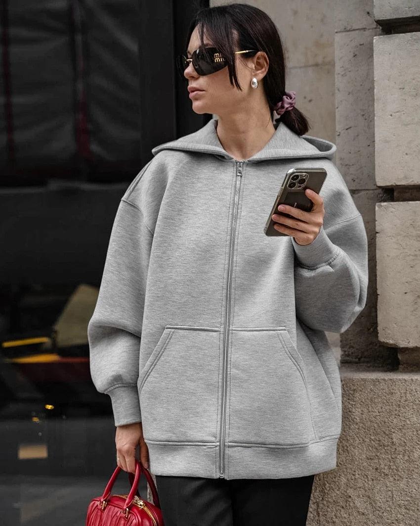 Daphne - Premium Warm Hoodie Ladies Vest (gilet à capuche pour dames)