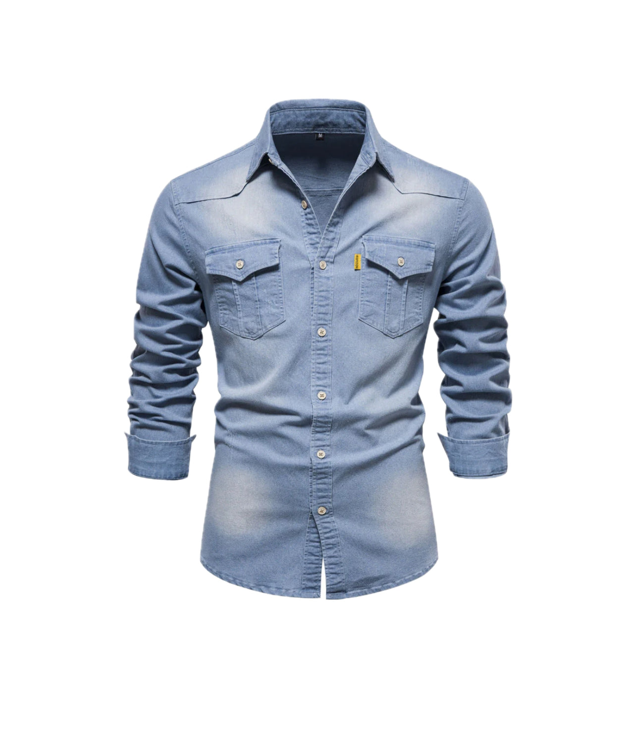 RUBEN | Chemise en jean extensible pour hommes