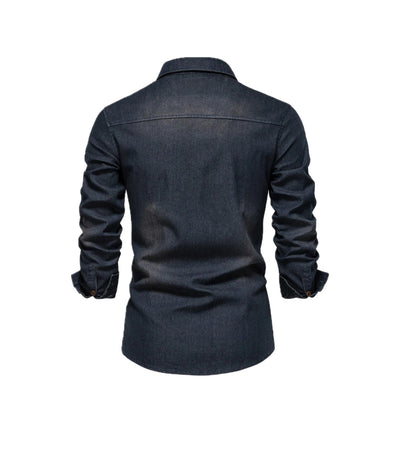 RUBEN | Chemise en jean extensible pour hommes