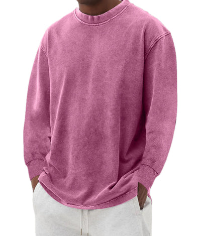 DEREK | Chemise à manches longues de couleur blanchie