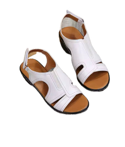 JUDY | SANDALES COMPENSÉES ORTHOPÉDIQUES EN CUIR