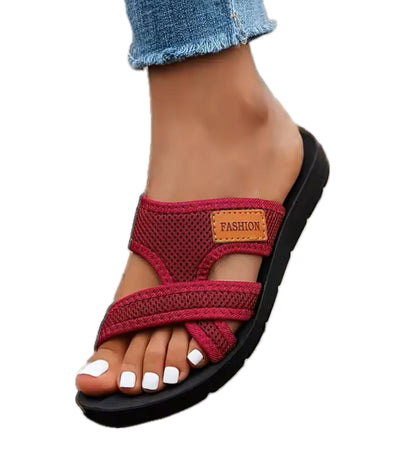 WILLOW | SANDALES ORTHOPÉDIQUES EN MAILLE AVEC SOUTIEN DE LA VOCHE