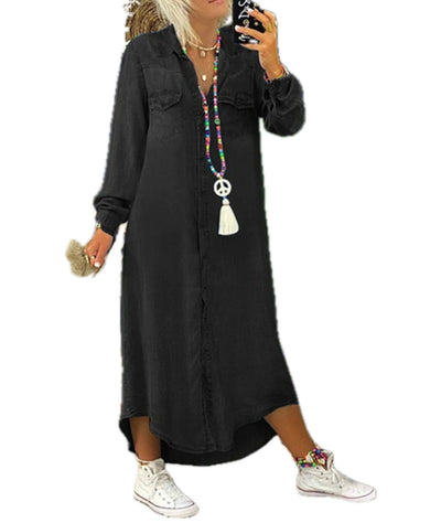 ANNE | Robe en jean confortable