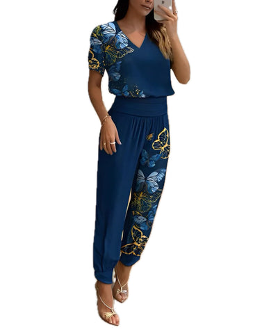 ALIA | Ensemble chemisier et pantalon à taille
