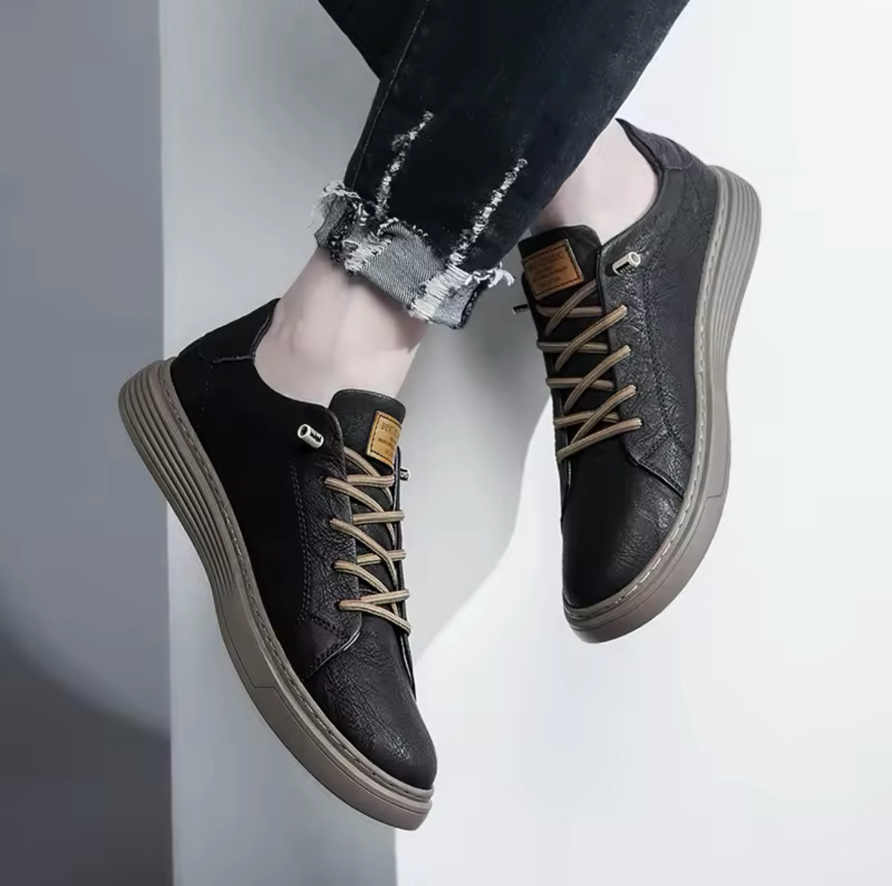 EZRA | Baskets orthopédiques en cuir
