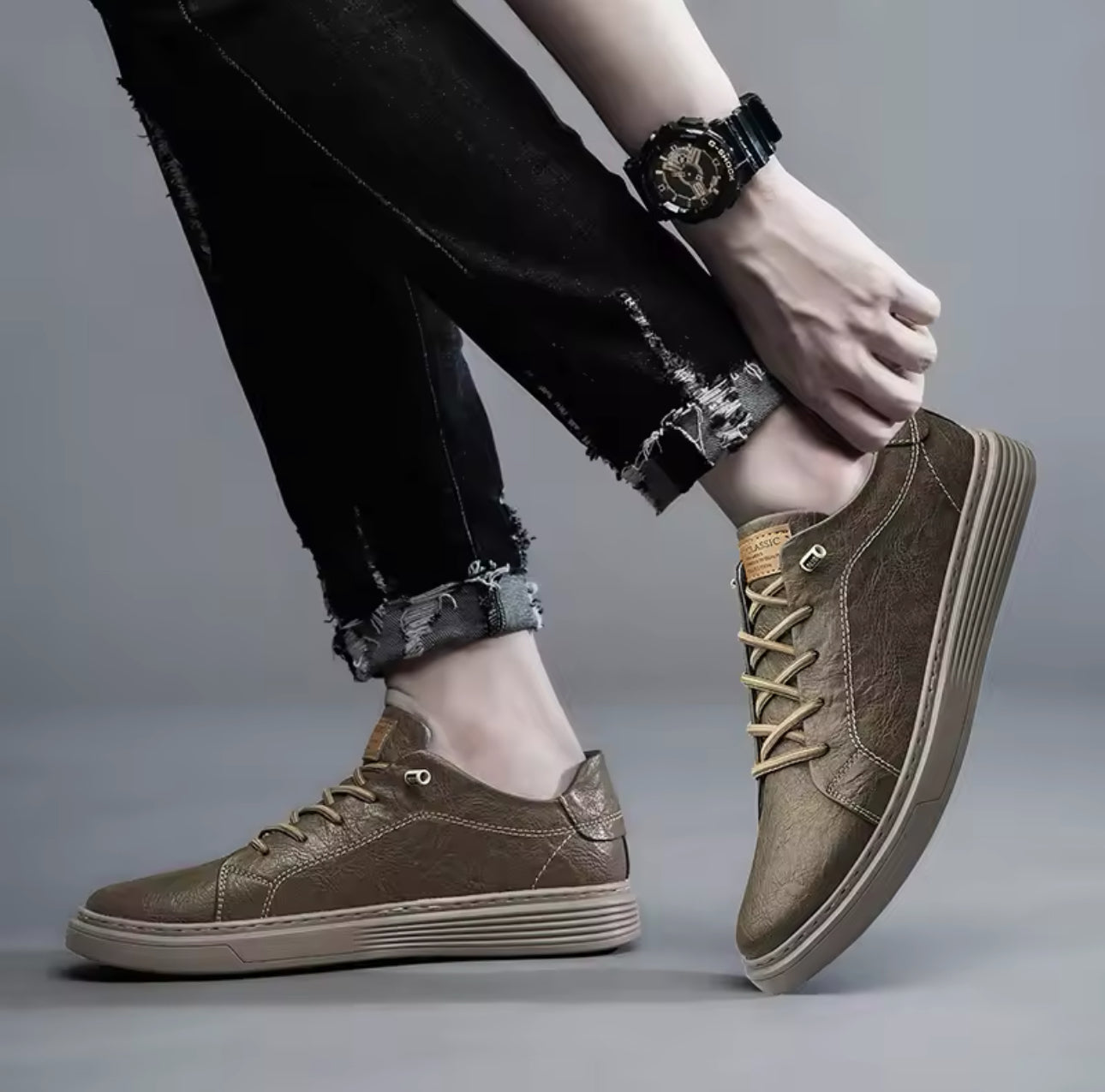 EZRA | Baskets orthopédiques en cuir