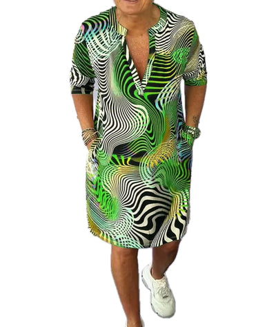 KARINA | ROBE À MOTIFS COLORÉS