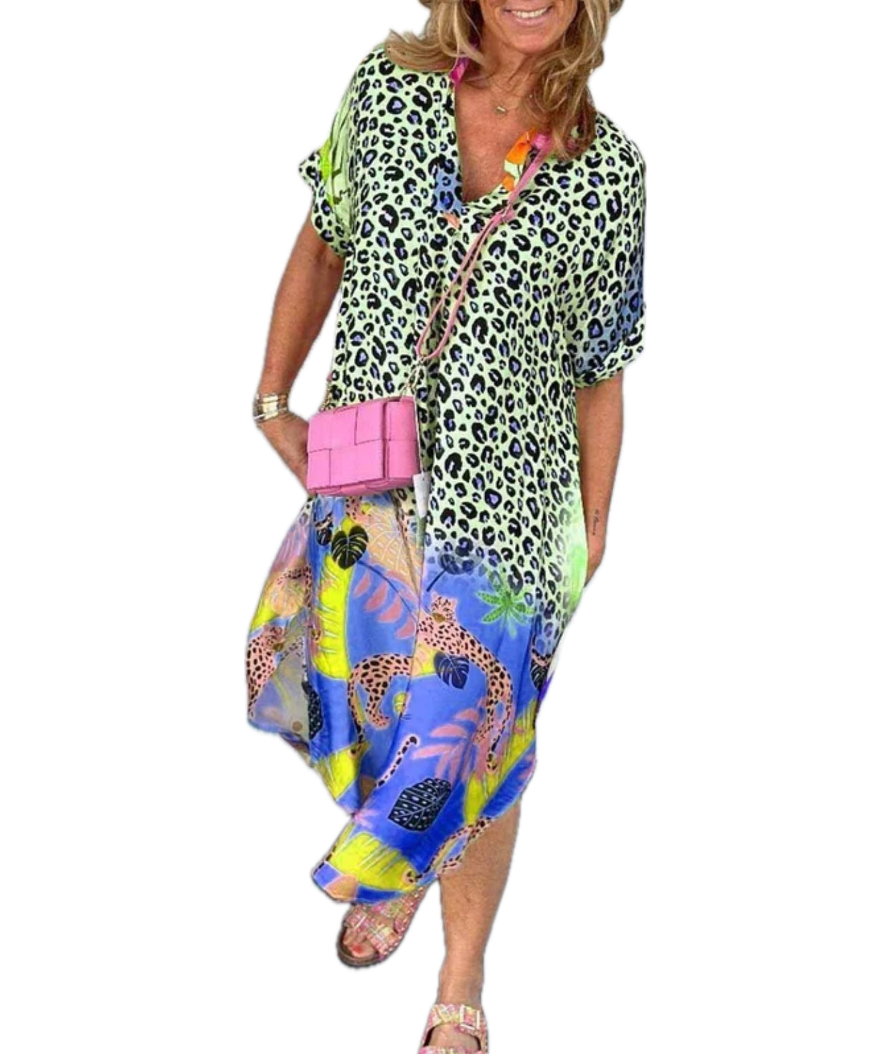 PHOEBE | Robe à manches courtes