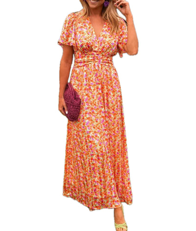 RUTH | Robe longue à décolleté en V