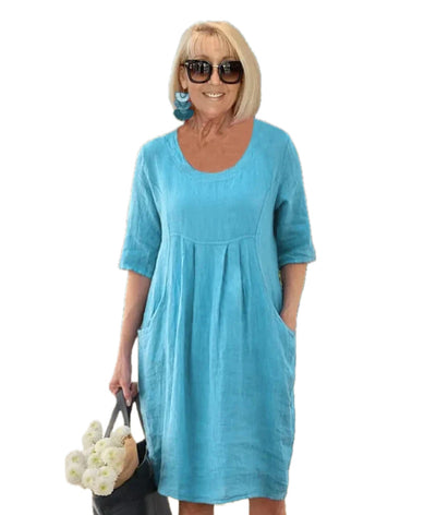 LIESE | Robe longue en coton