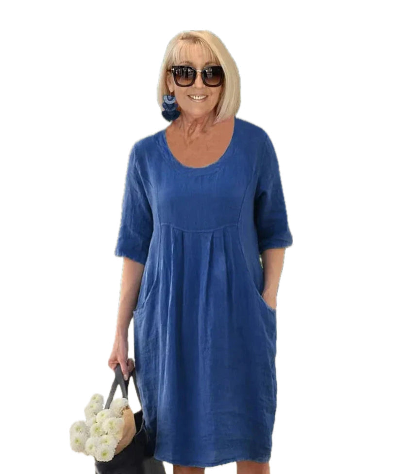 LIESE | Robe longue en coton