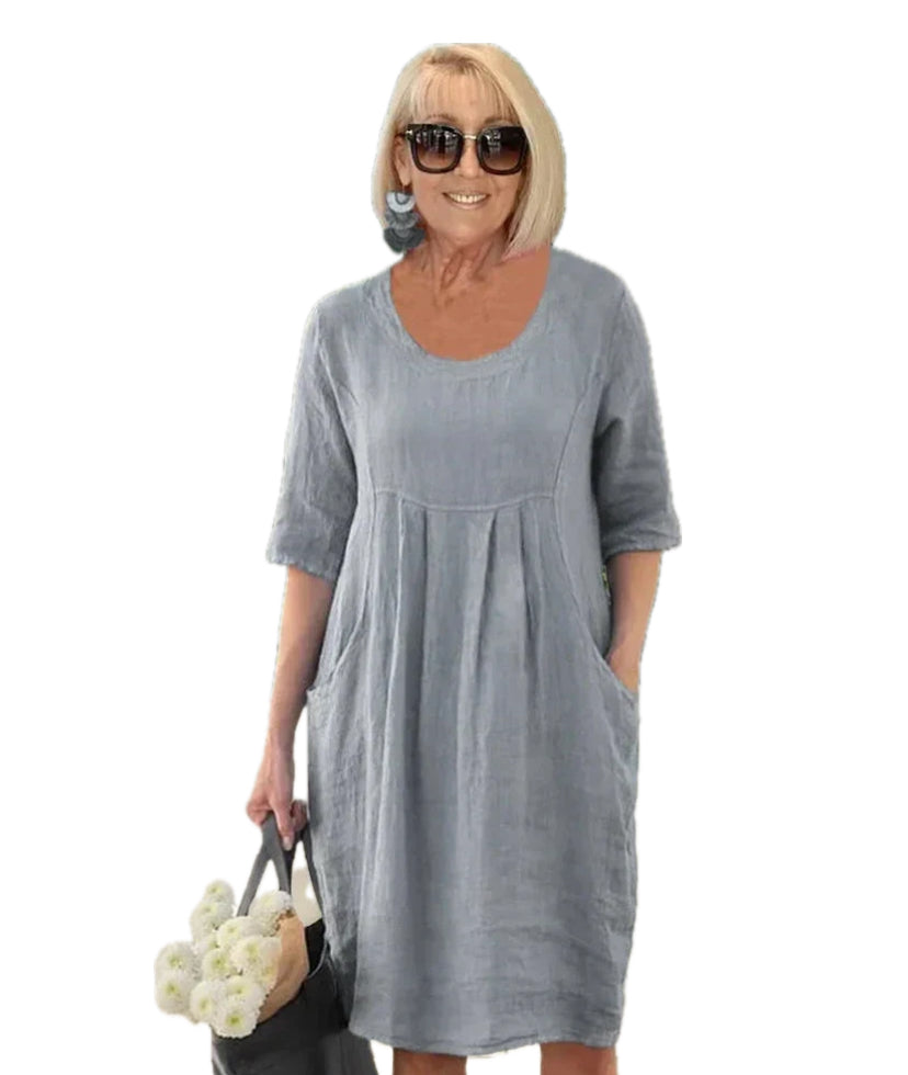 LIESE | Robe longue en coton