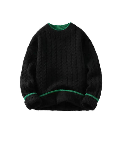 ANGELO | Pull patchwork confortable