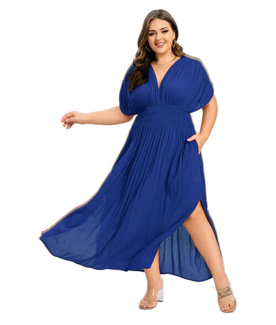 ANETTE | Robe longue à col en V