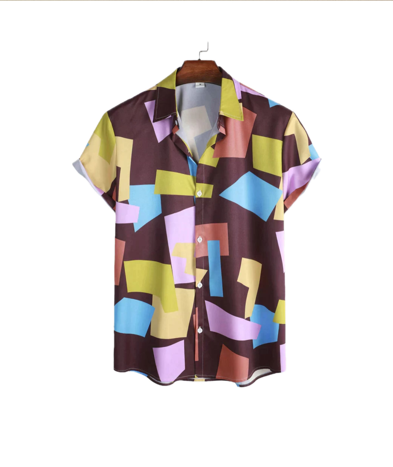 MATT | Chemise boutonnée géométrique