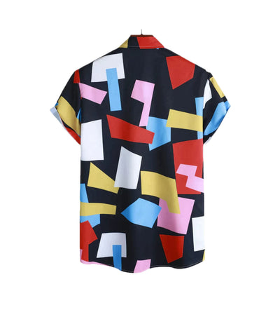 MATT | Chemise boutonnée géométrique