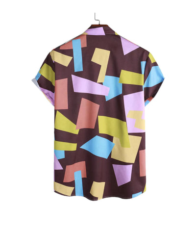 MATT | Chemise boutonnée géométrique
