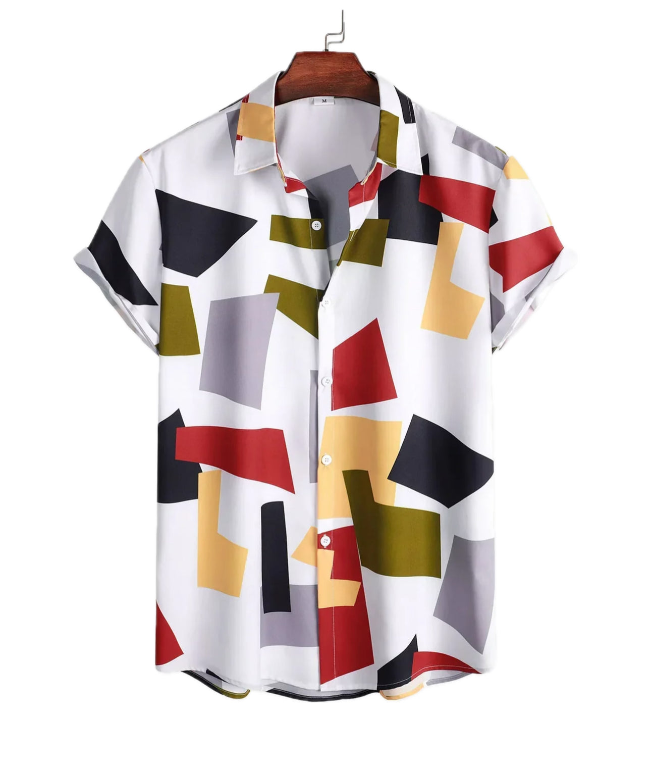 MATT | Chemise boutonnée géométrique