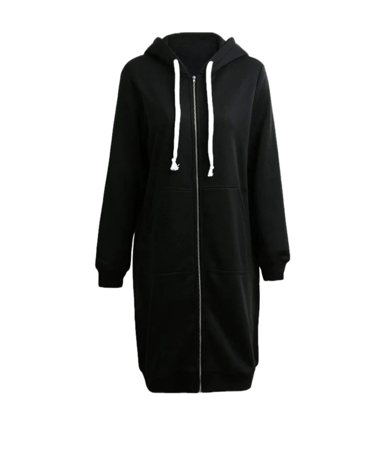 ALDA | Sweat à capuche long zippé
