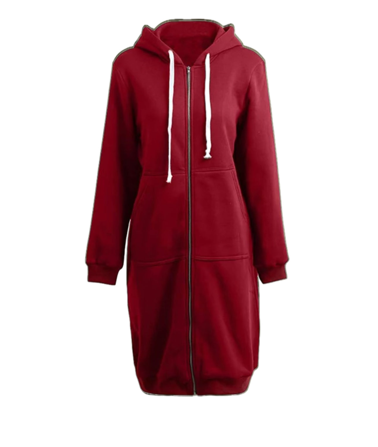 ALDA | Sweat à capuche long zippé