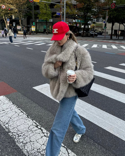 CHARLIE | Manteau en fausse fourrure